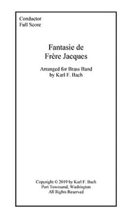 Fantasie de Frere Jacques Concert Band sheet music cover Thumbnail